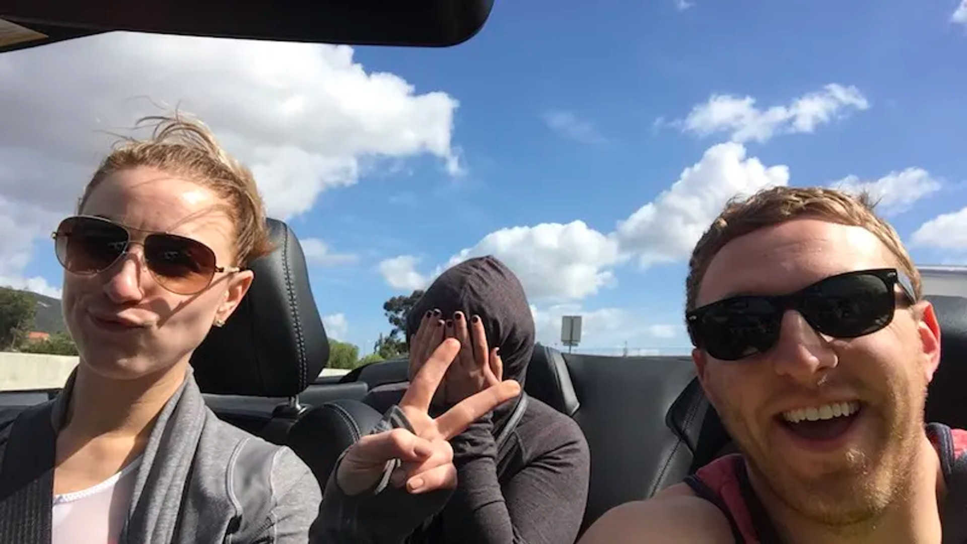 Convertible Life! (Pro tip: Don't forget sunblock while driving)